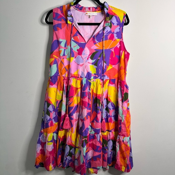 Jude Connally MARIAH DRESS - KALEIDOSCOPE FLORAL - Picture 2 of 7